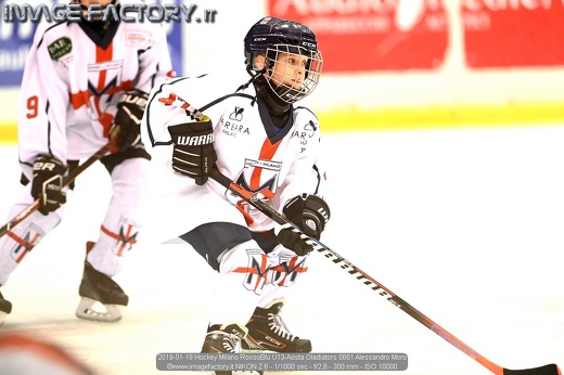 2019-01-19 Hockey Milano RossoBlu U13-Aosta Gladiators 0601 Alessandro Moro